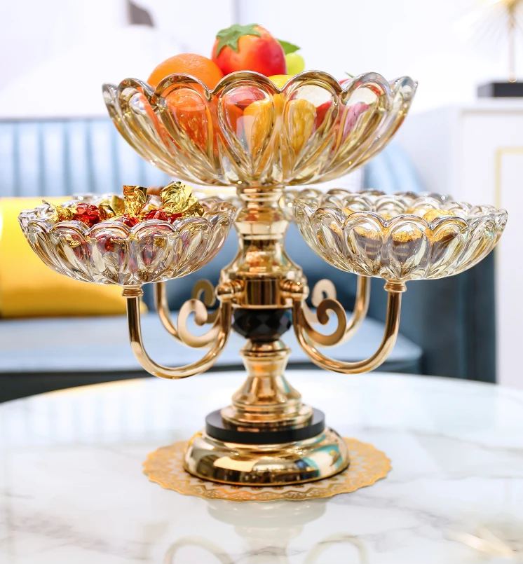 5 PCs Dry Fruit and Candy Bowl Stand Candy Box Apricot   