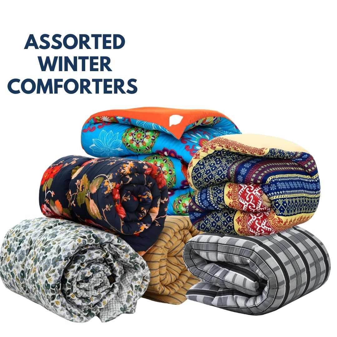 1 PC Double Winter Comforter Assorted Clearance Sale