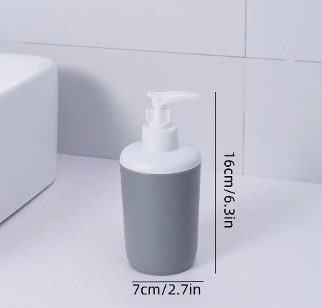 6 Pcs Printed Bathroom Accessory Set-grey Lid with white corner Bathroom Accessory Sets Apricot   