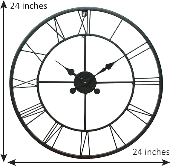 60Cm Wall Clock Roman Clock Apricot   