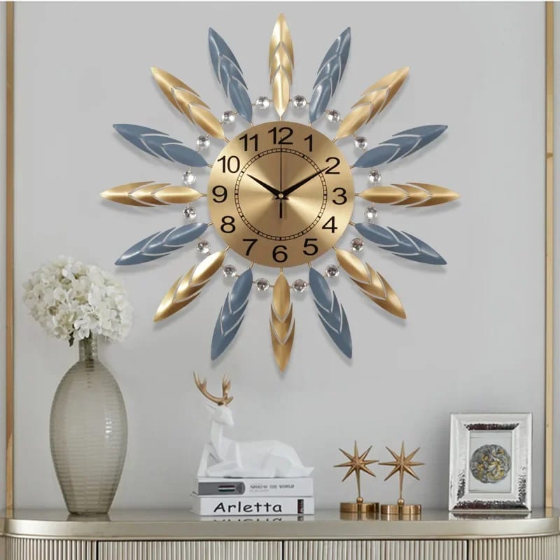 60Cm Wall Clock SA2311-188-MD0015 Clock Apricot   