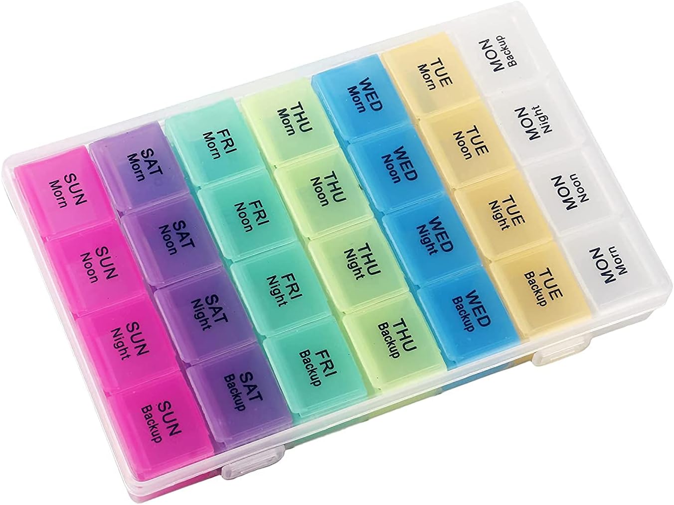 28 Grids Pill Container Pill Box Holder-SA2408-198 Apricot