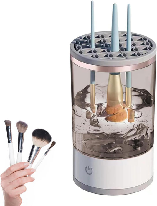 Electric Makeup Brush Cleaning Machine-SA2408-194 Cosmetic Organizer Apricot