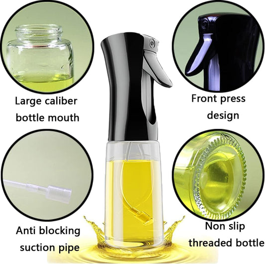 300ML Oil Spray Bottle-SA2411-46 Spice and sugar Jar Apricot