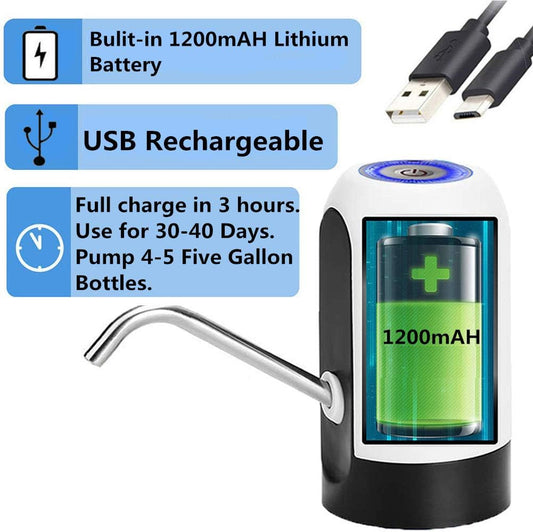 Rechargeable Automatic Water Dispenser-SA2411-42 Spice and sugar Jar Apricot