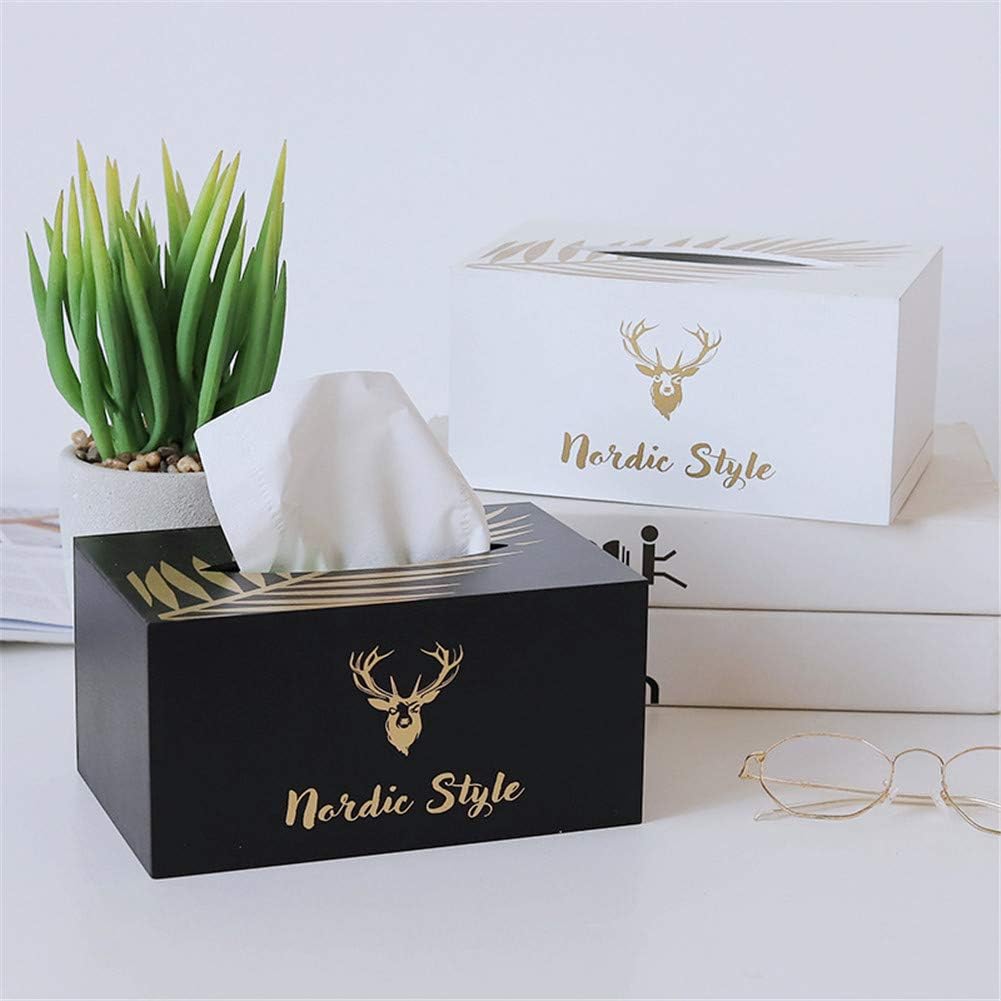 Nordic Style Wooden Tissue Box SA2405-23 Tissue Box Apricot