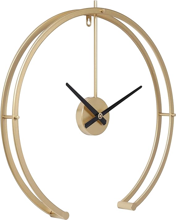 66Cm Wall Clock Semicircle