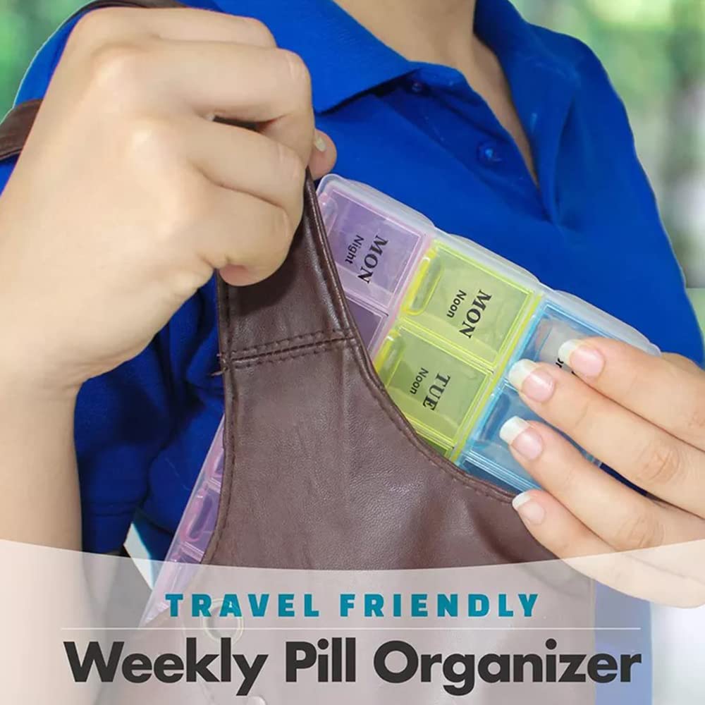 28 Grids Pill Container Pill Box Holder-SA2408-199 Apricot