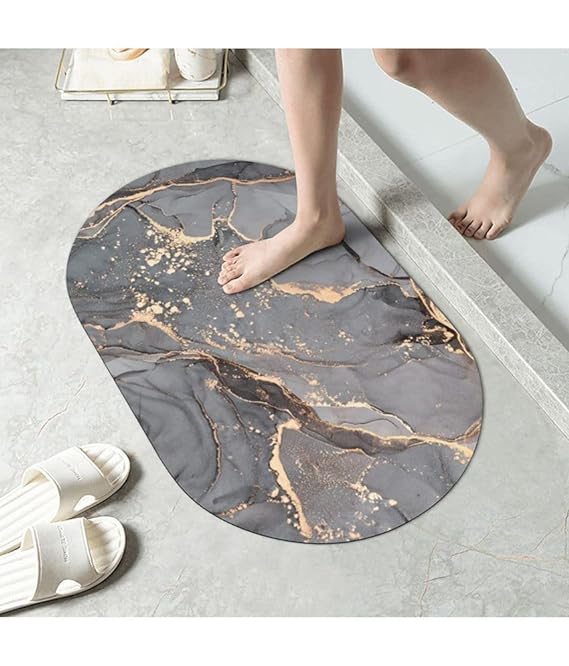 Anti-Skid Rubber Bath Mat(300)5403-Marble
