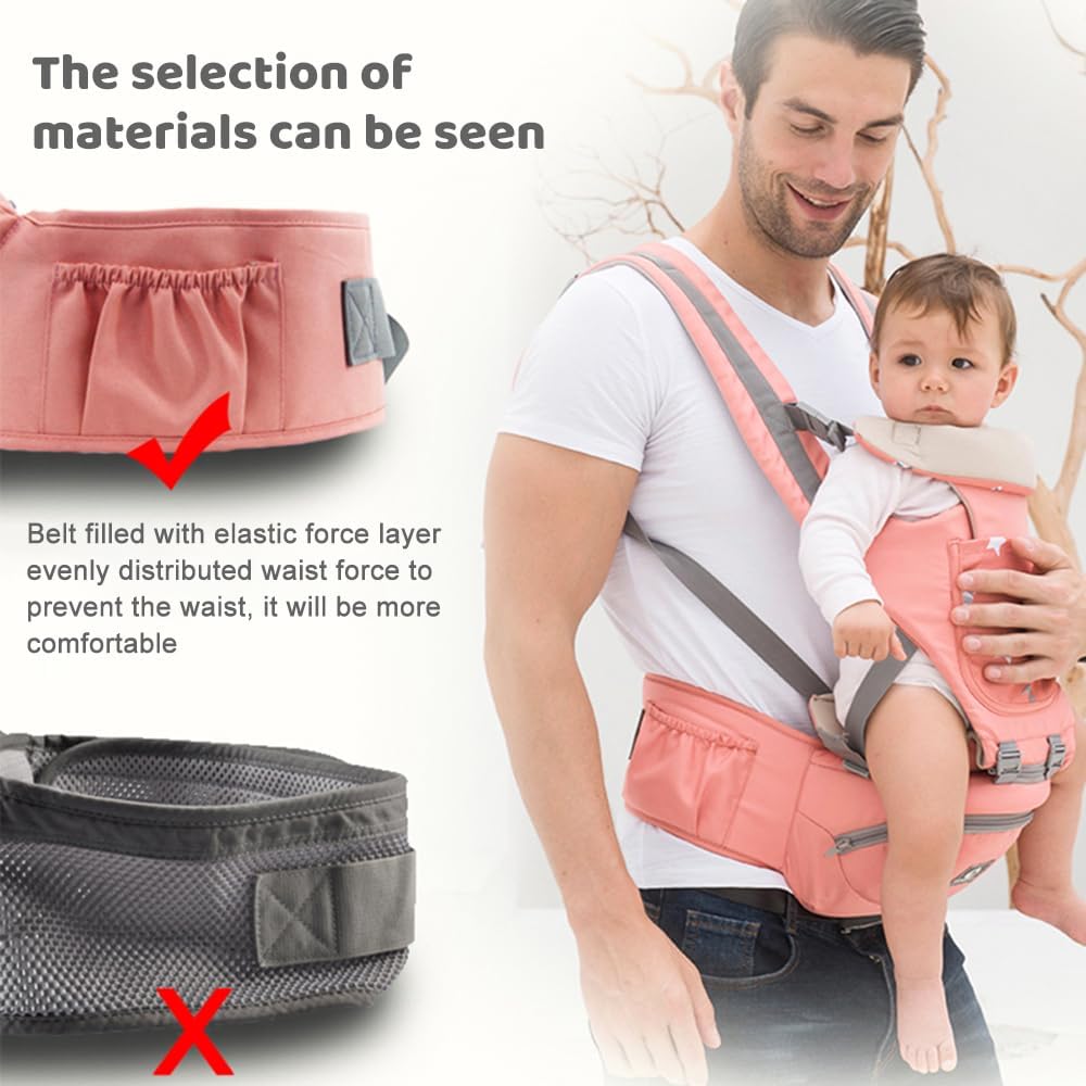 Multifunctional Baby Carrier for Newborn to Toddlers-SA2408-181 Blankets Apricot