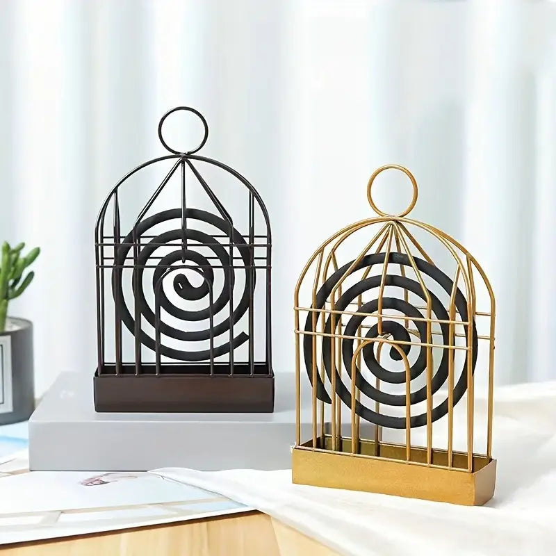 Iron Mosquito Coil Holder-Golden Apricot