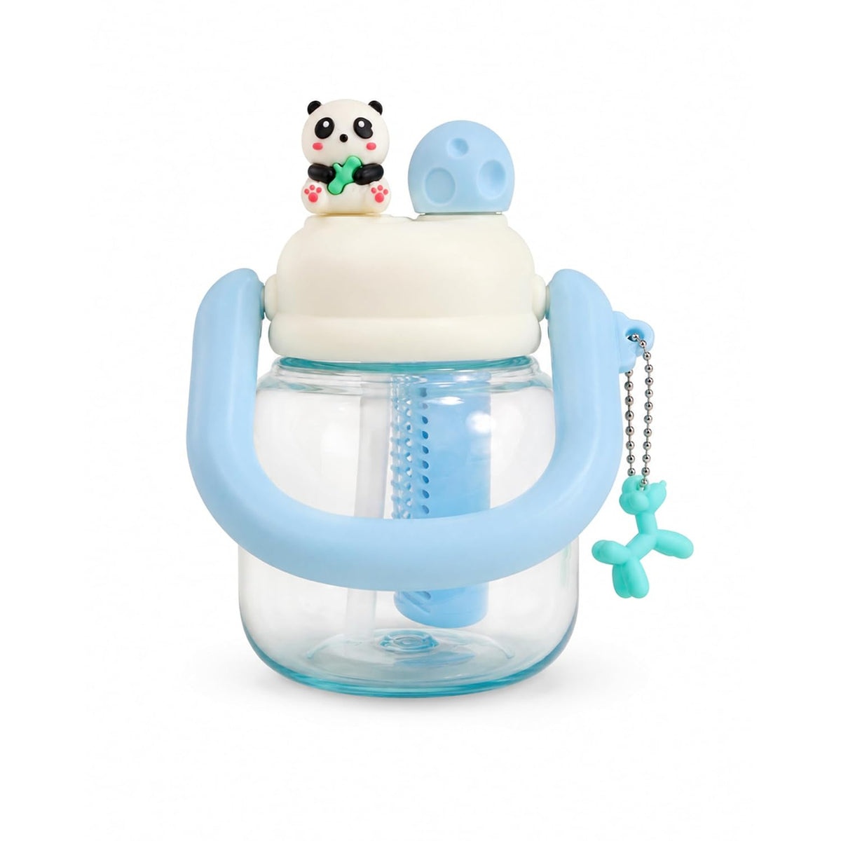 Panda Fruit Infuser Water Bottle with Handle and Charm SA2607-15 (Aqua) Apricot