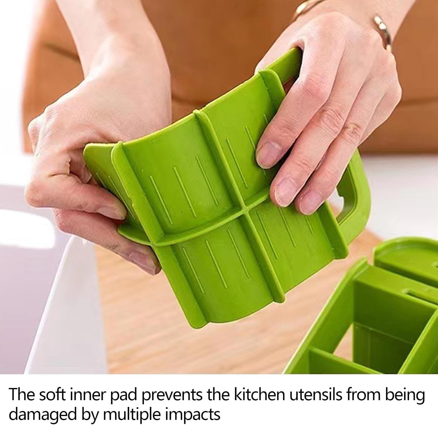Multipurpose Kitchen Utensil Holder-SA2411-43 Spice and sugar Jar Apricot