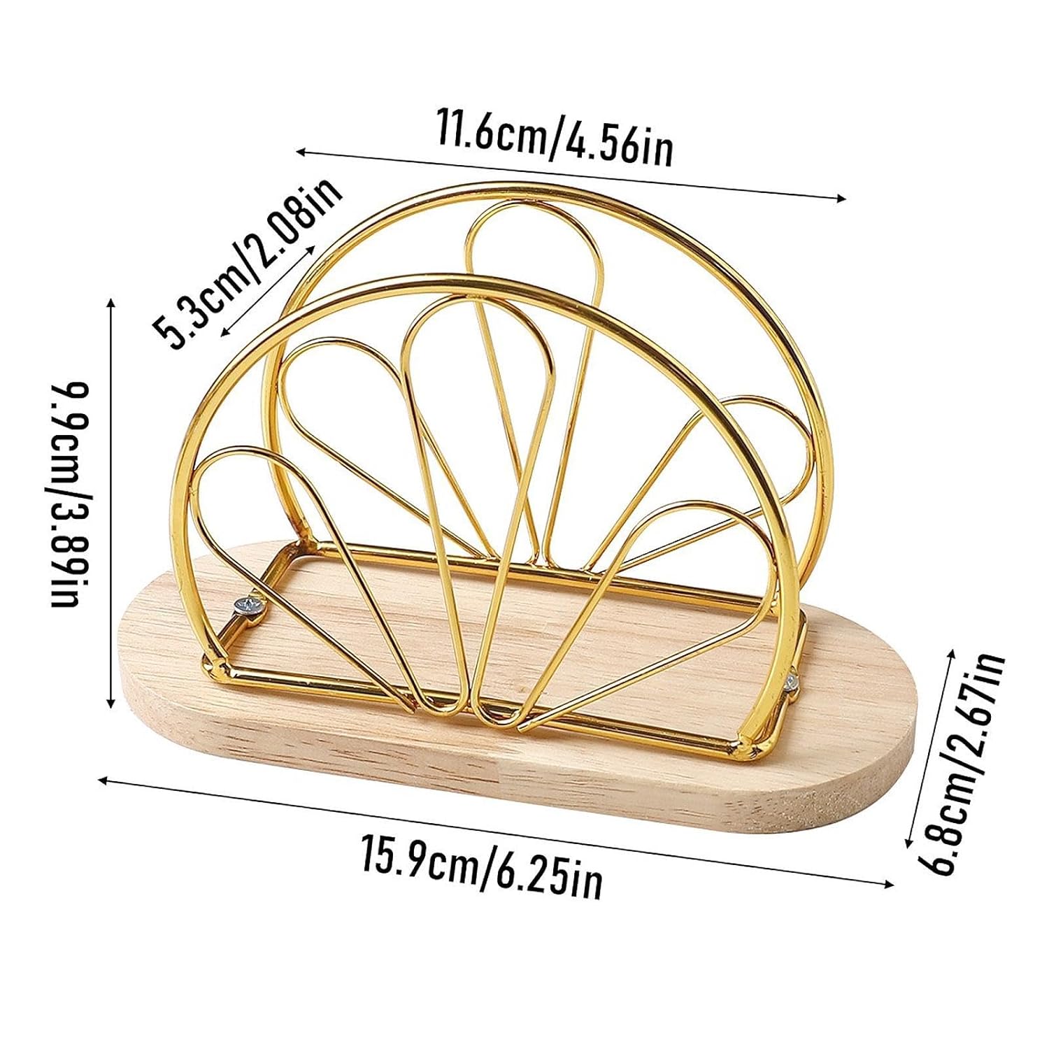 Metallic Napkins & Tissue Holder-Flowers(SA2408-132) Tissue Box Apricot