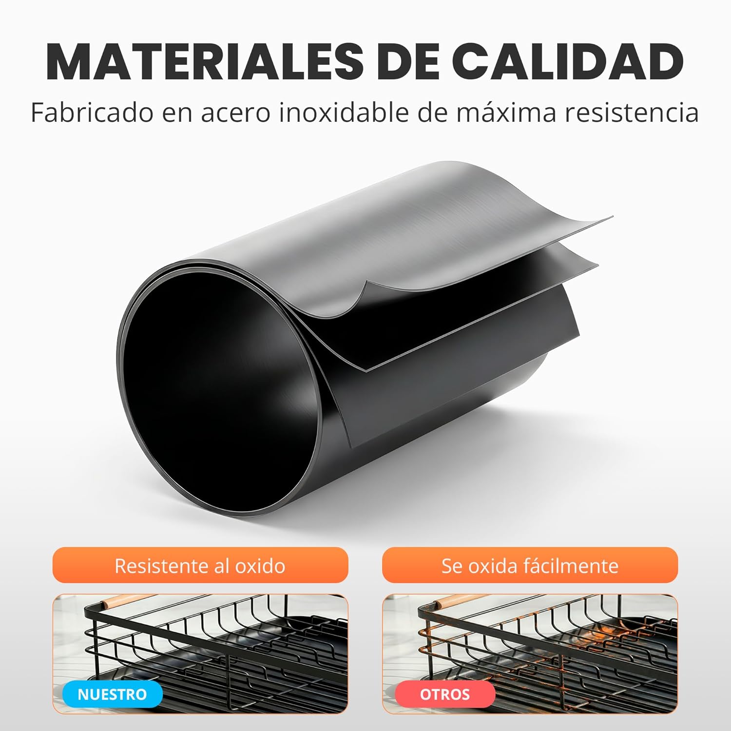 Stainless Steel Dish Drainer (SA2510-047) Dish Rack Apricot