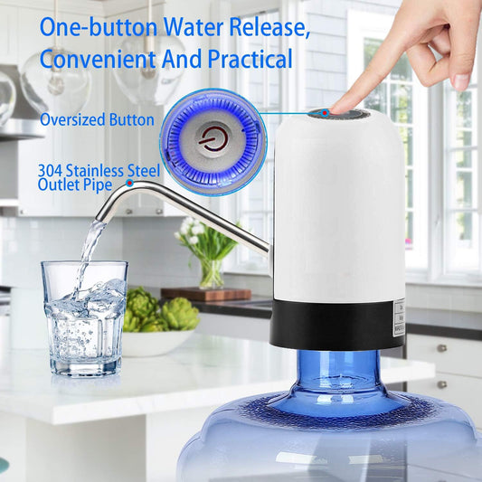 Rechargeable Automatic Water Dispenser-SA2411-42 Spice and sugar Jar Apricot