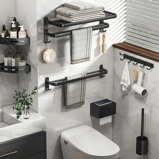 6PCs Wall Mounted BathRoom Set-SA2408-143 Bathroom Accessory Sets Apricot