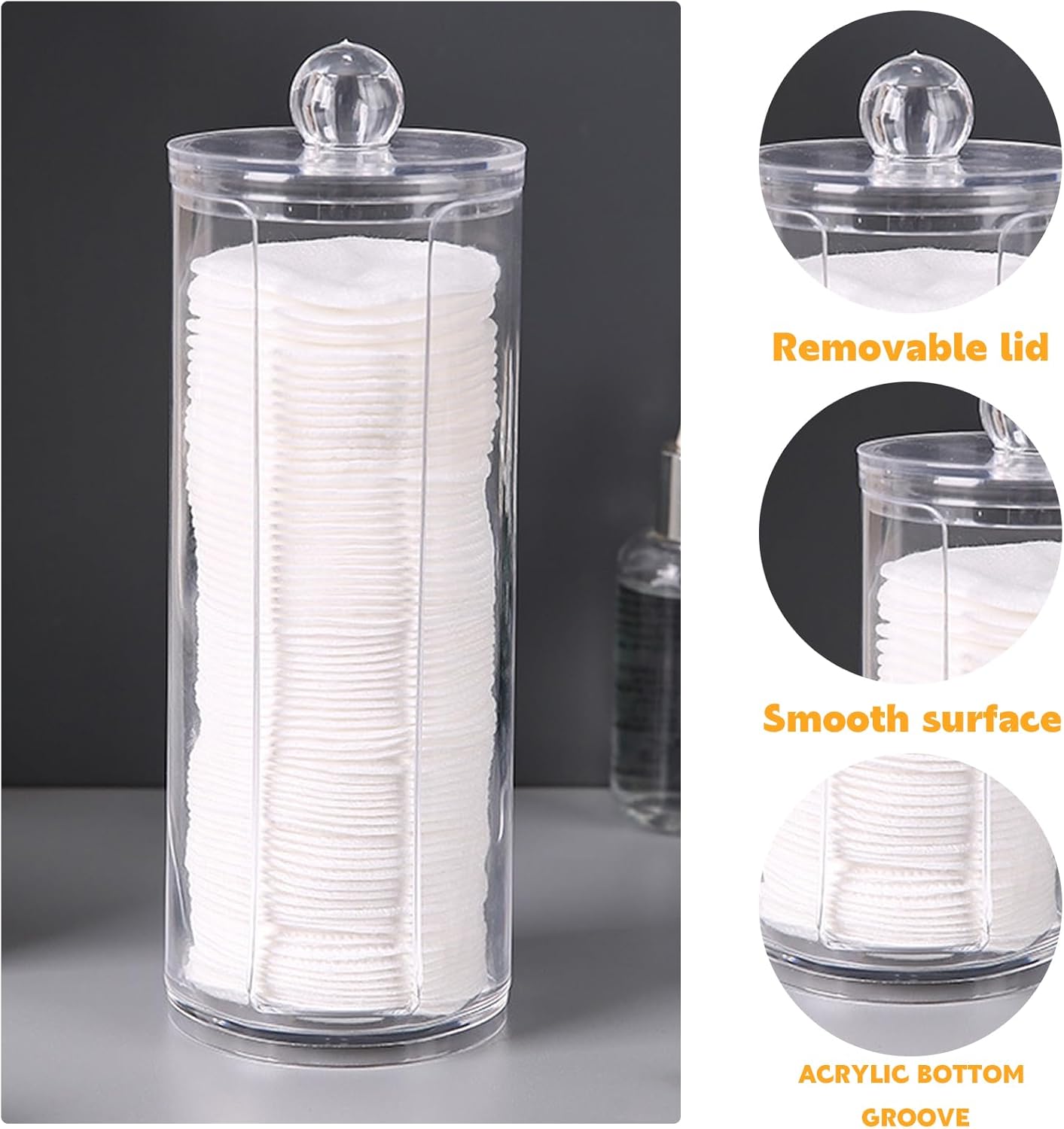 3-in-1 Multifunctional Storage Boxes SA-2411-59 Cosmetic Organizer Apricot