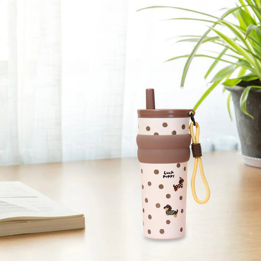 Stainless Steel Insulation Cup (SA2510-153)Choco Tumbler Apricot