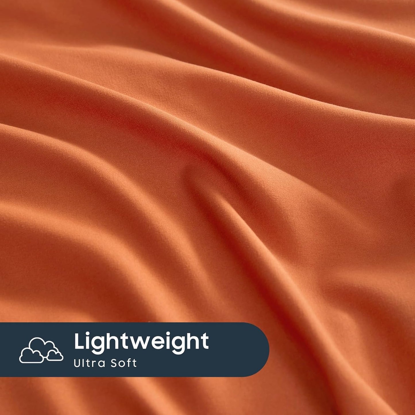 Duvet Cover-Rust Bed Sheets Apricot