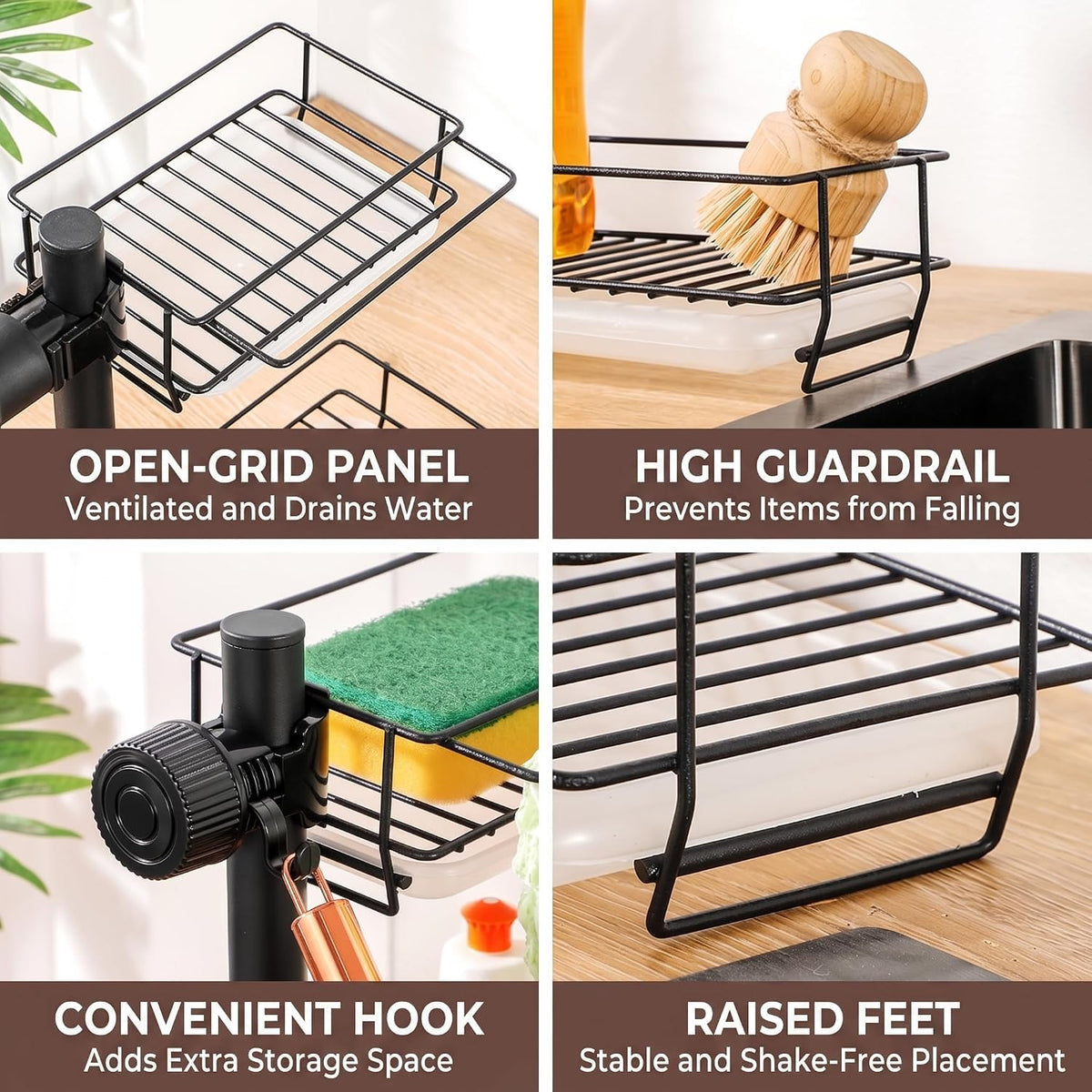 2 Layer Faucet Drying Rack-SA2510-065 Rugs Apricot
