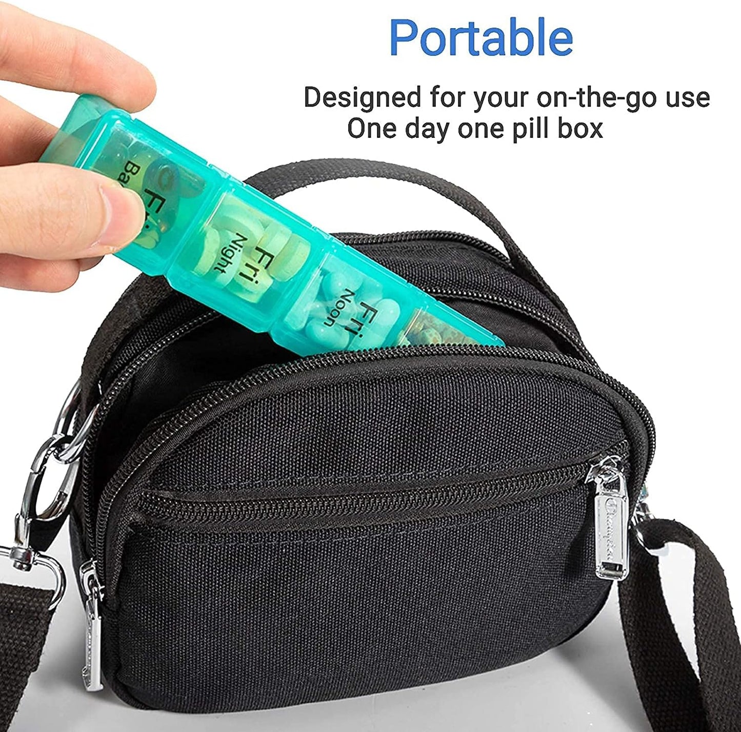 28 Grids Pill Container Pill Box Holder-SA2408-198 Apricot