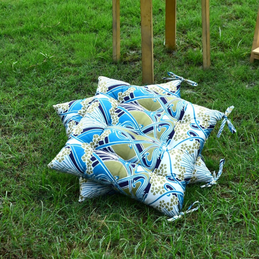 Digital Printed Chair Seaters- CS003 cushions Apricot