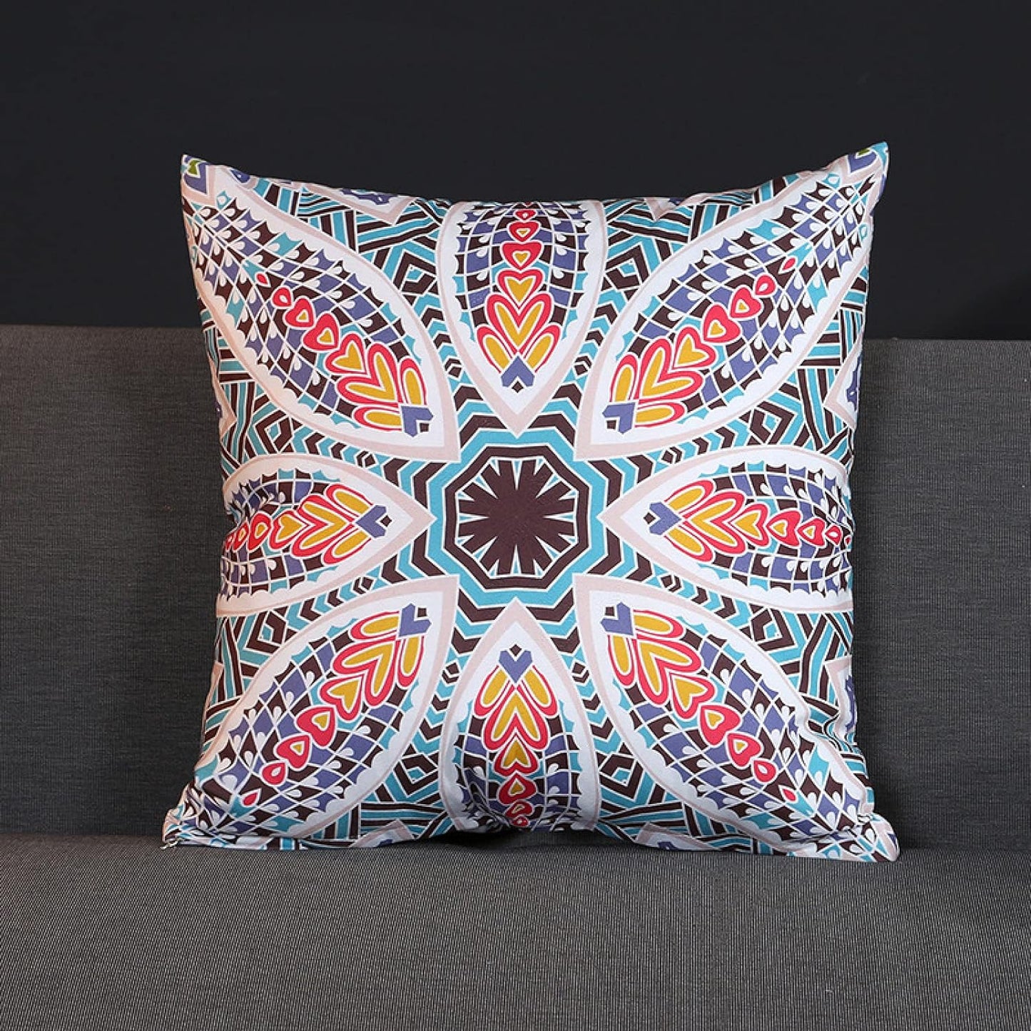 9 PCs Digital Printed Cushions Assorted-SA21-25 cushions Apricot   