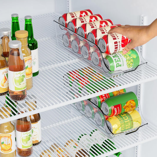 Can Organizer For Pantry/Refrigerator(SA408-290) Storage Organizer Apricot