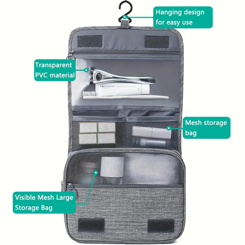 Large capacity travel bag-SA2408-296(Grey) Cosmetic Organizer Apricot