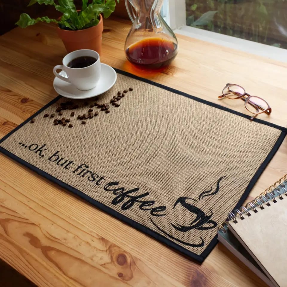 Anti Slip Dish Drying Mat5755-Coffee Rugs Apricot   