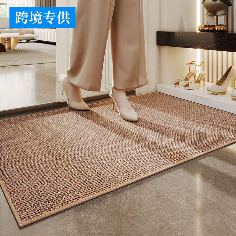 Anti-Slip Door Mat5774-Texture Beige Door Mats Apricot   