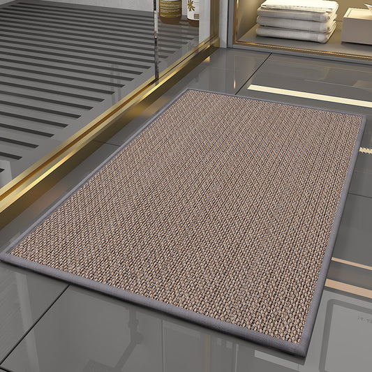 Anti-Slip Door Mat 5773 -Texture Grey Door Mats Apricot   