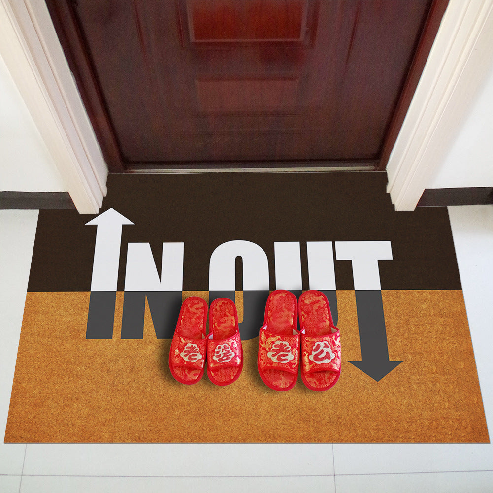 Anti-Slip Door Mat(312)-IN & OUT Door Mats Apricot   