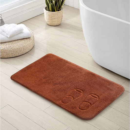 Anti-Slip Door Mat(318)5420-Brown Feet Door Mats Apricot   