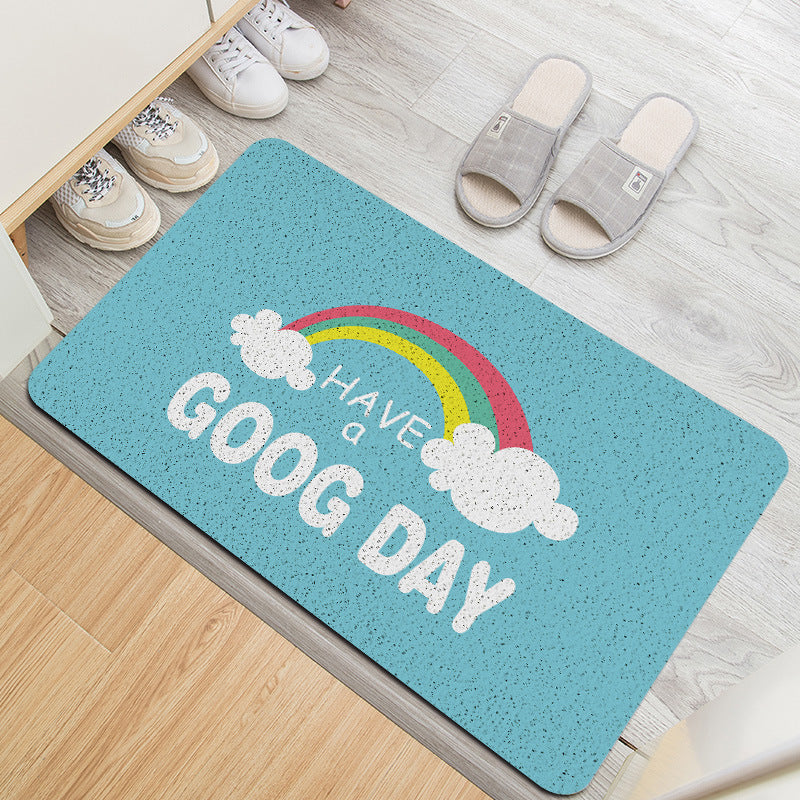 Anti-Slip Door Mat-(5325) Good day Door Mats Apricot   