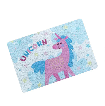 Anti-Slip Door Mat- (5325)Unicorn Door Mats Apricot   