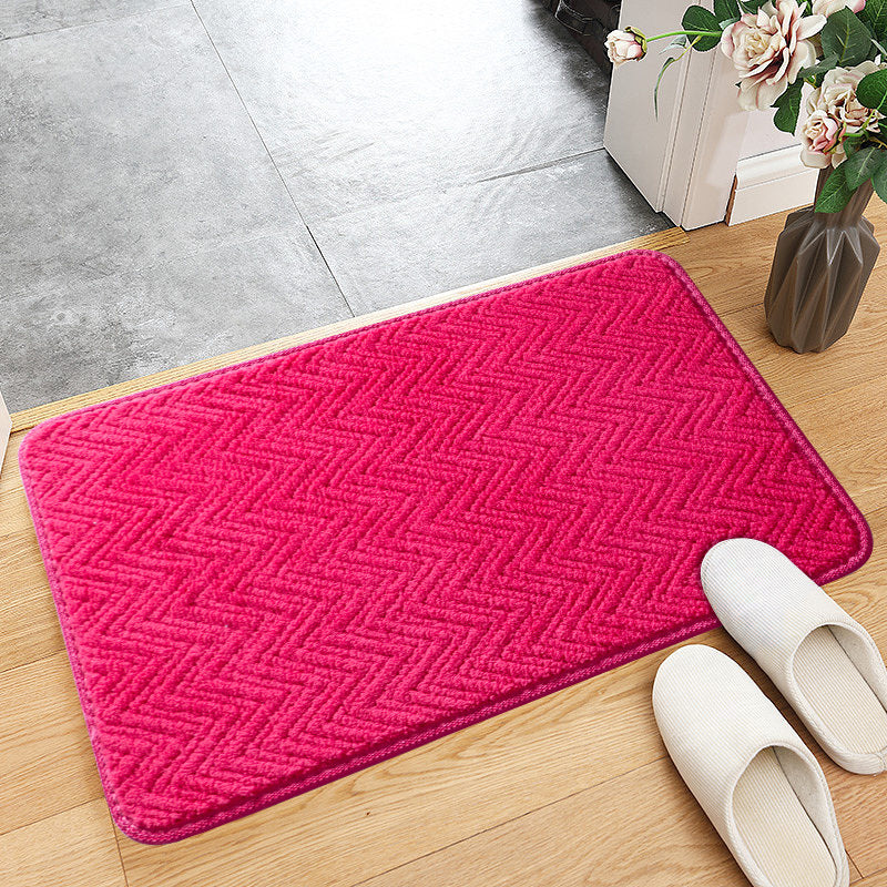 Anti-Slip Door Mat-14682PINK(SA2405-170) Door Mats Apricot   