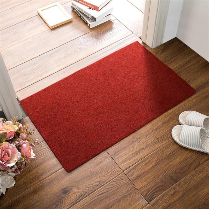 Anti-Slip Door Mat(SA2405-32)-14322Maroon Door Mats Apricot   