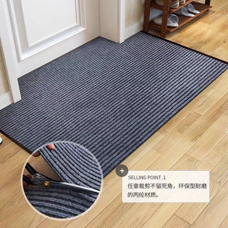 Anti-Slip Door Mat Stripes 5938 (SA2405-169) Door Mats Apricot   