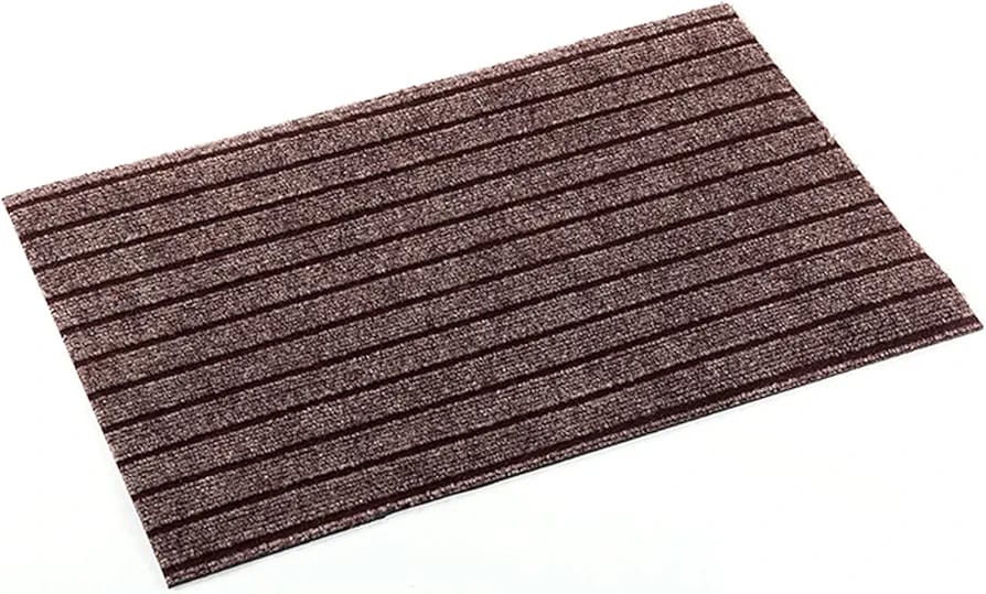 Anti-Slip Door Mat Stripes(SA2405-33) Door Mats Apricot   