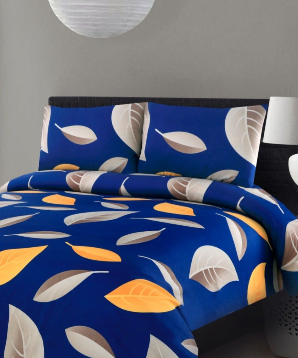 Bed Sheet Single - Blue Oasis single bed sheet Apricot   