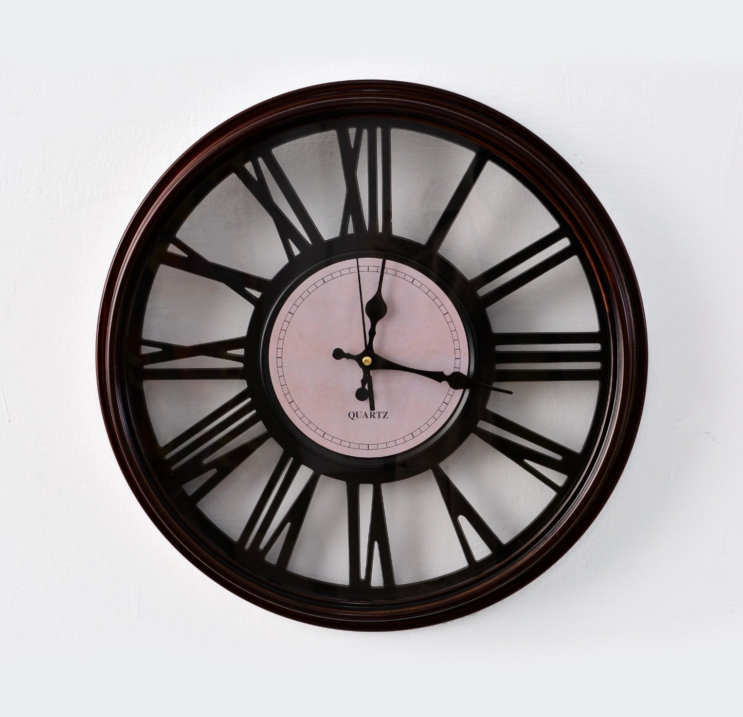 45 Cm Wall Clock-Black Roman