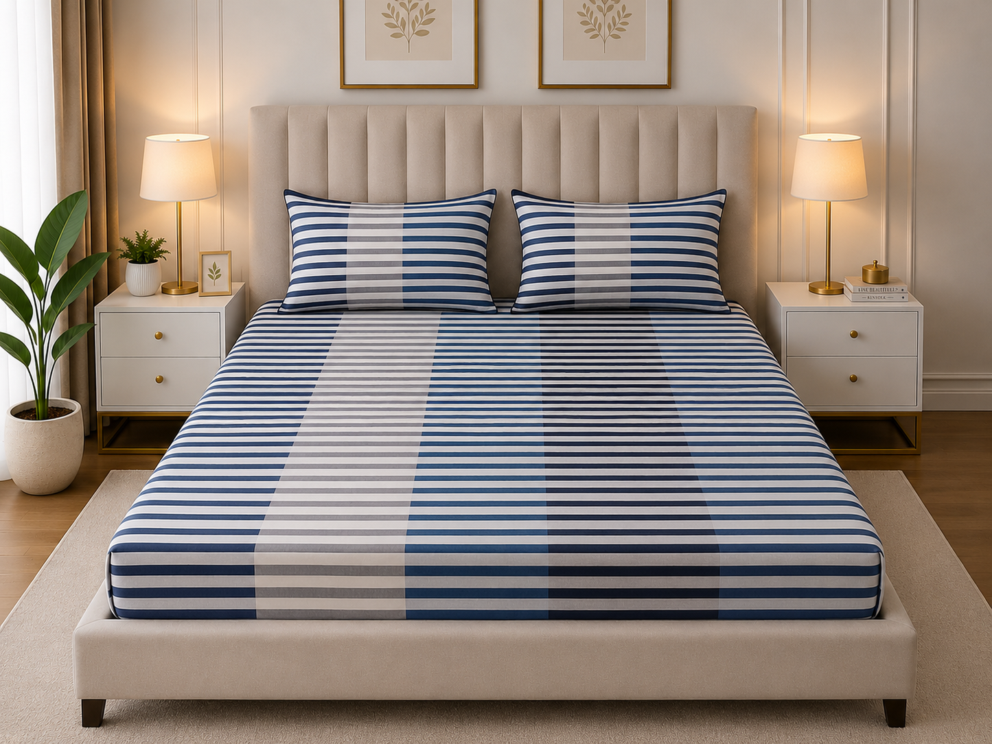 Fitted Bed Sheet- FTM002