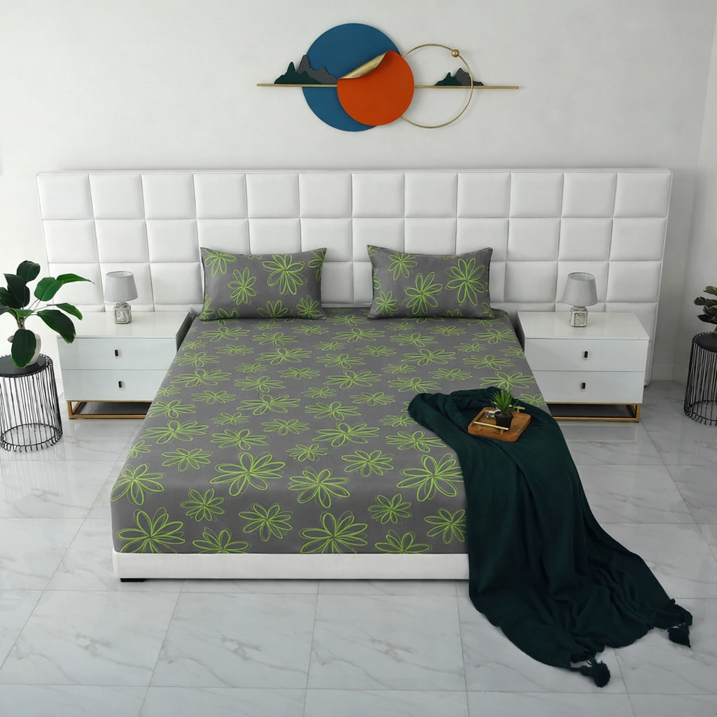 Fitted Bed Sheet-Carnation Fitted Sheets Apricot