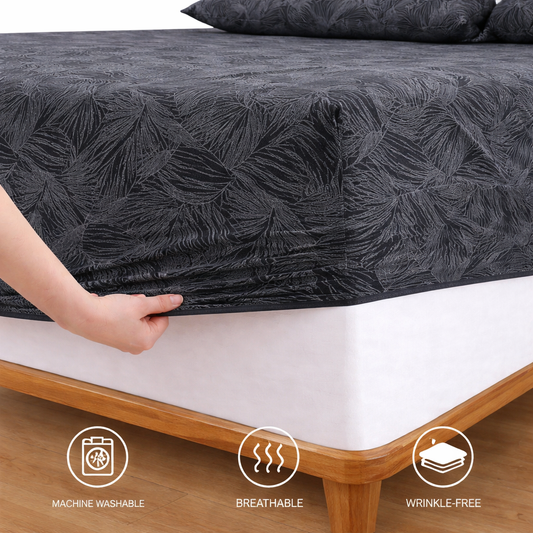 Fitted Bed Sheet-Ash Grey