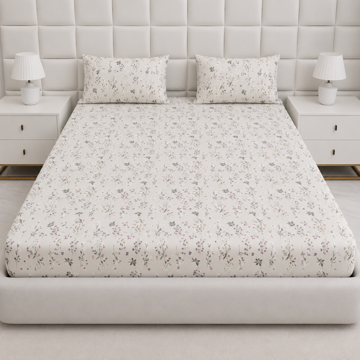 Fitted Bed Sheet- PFT0262