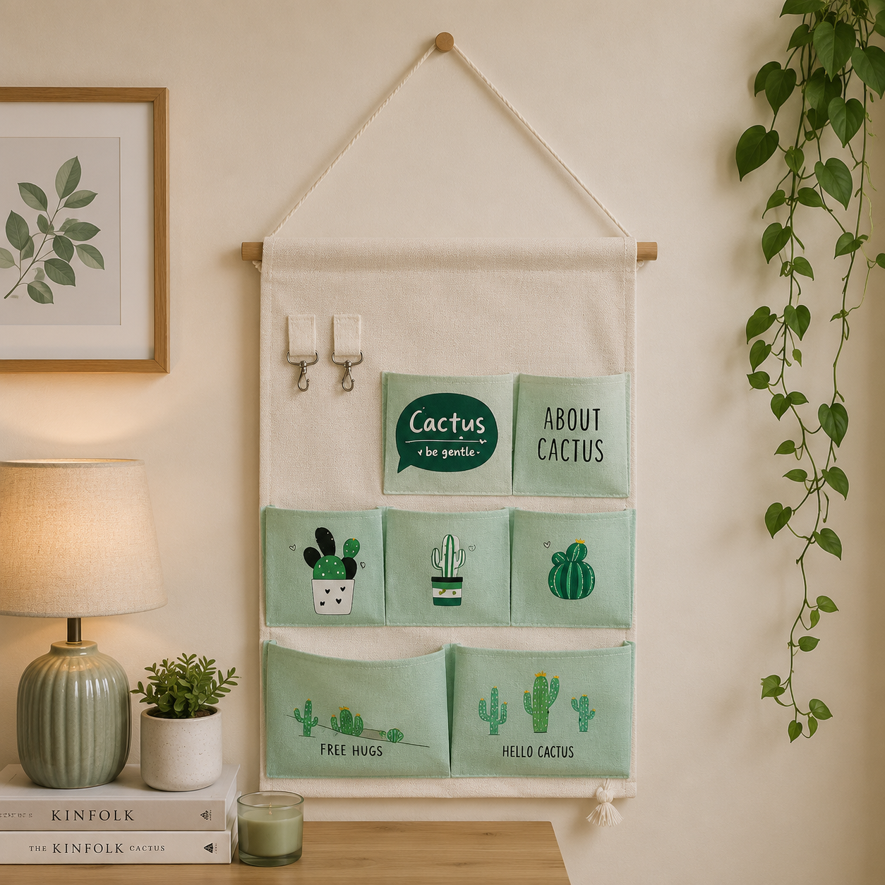 Wall Hanging Storage Bag- WH031 Apricot