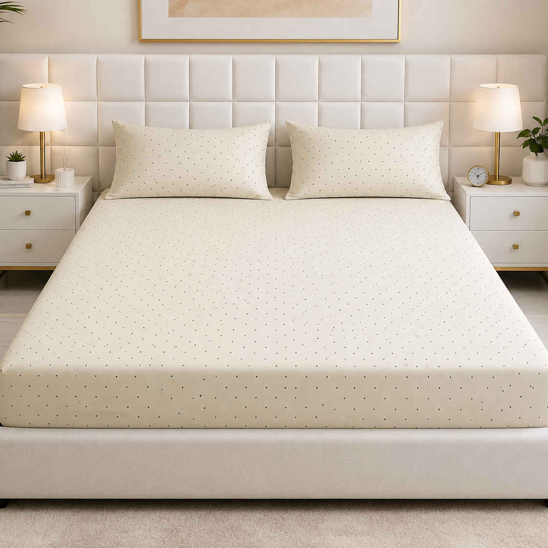 Fitted Bed Sheet- FT0074