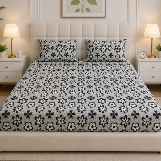 Fitted Bed Sheet- FT0062 Fitted Sheets Apricot